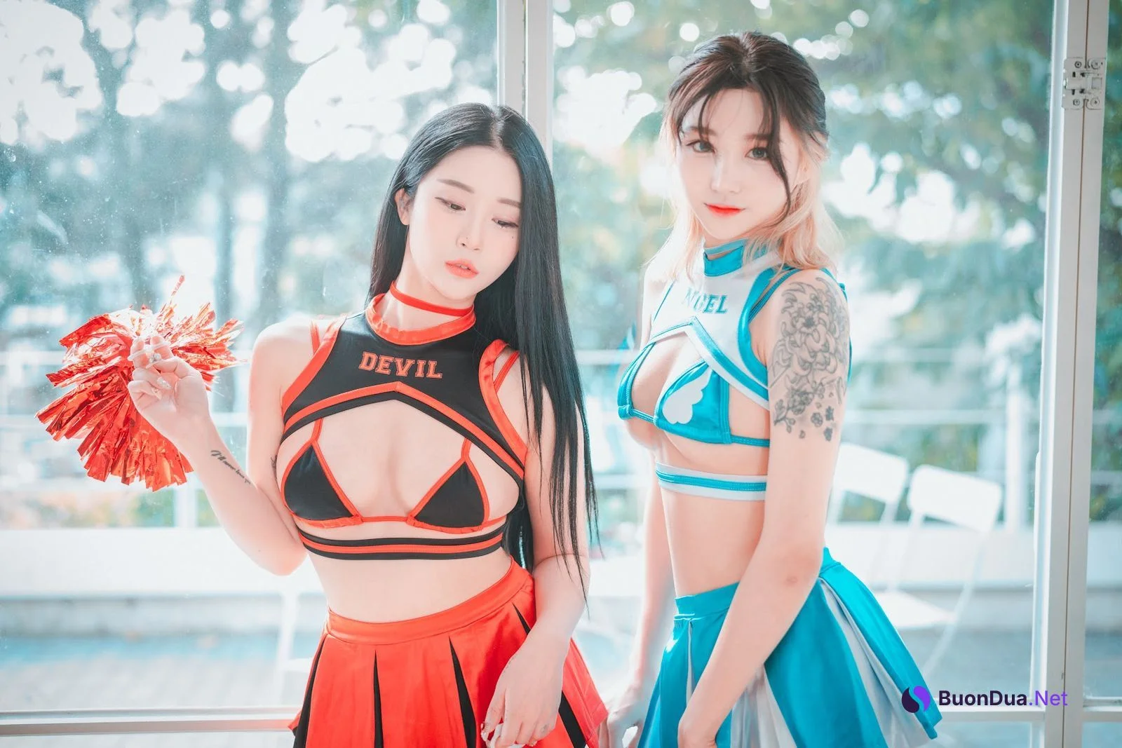 DJAWA Photo – Tae Ri (태리) & Bomi (보미) – Devil 666 & Angel 777 - Photo 4