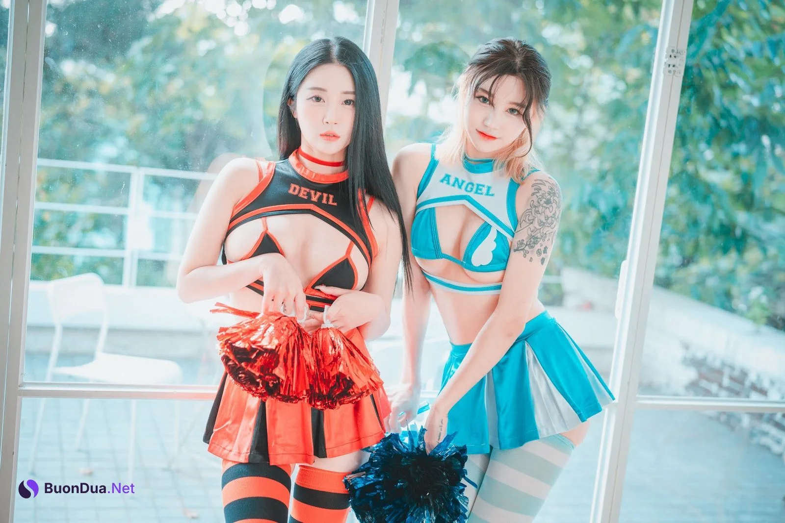 DJAWA Photo – Tae Ri (태리) & Bomi (보미) – Devil 666 & Angel 777 - Photo 5
