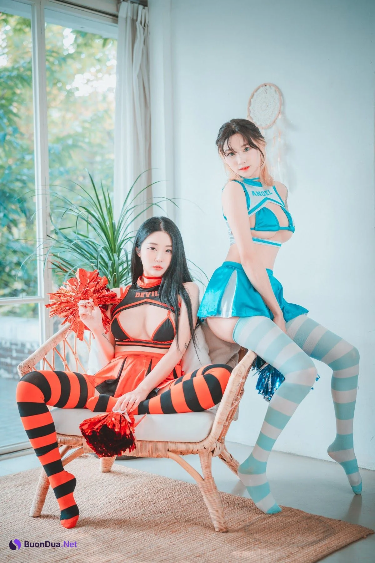 DJAWA Photo – Tae Ri (태리) & Bomi (보미) – Devil 666 & Angel 777 - Photo 7