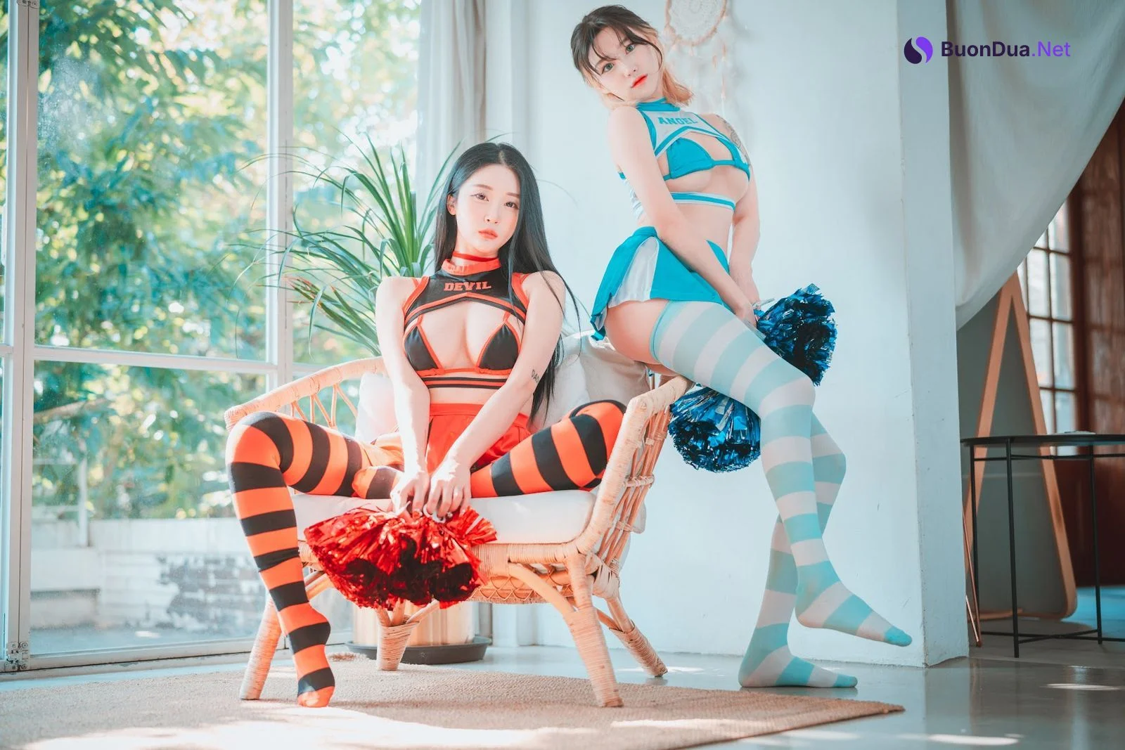 DJAWA Photo – Tae Ri (태리) & Bomi (보미) – Devil 666 & Angel 777 - Photo 8