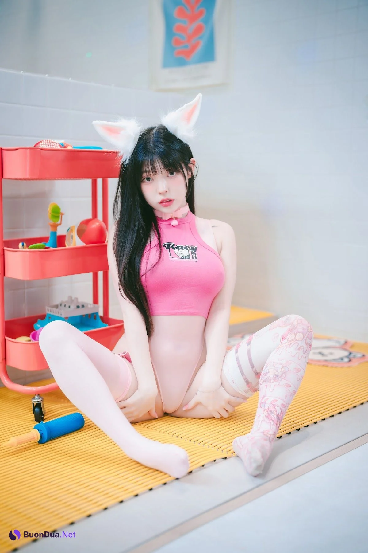 DJAWA Photo – Yudi (유디) – Pink Bunny & Black Cat - Photo 11