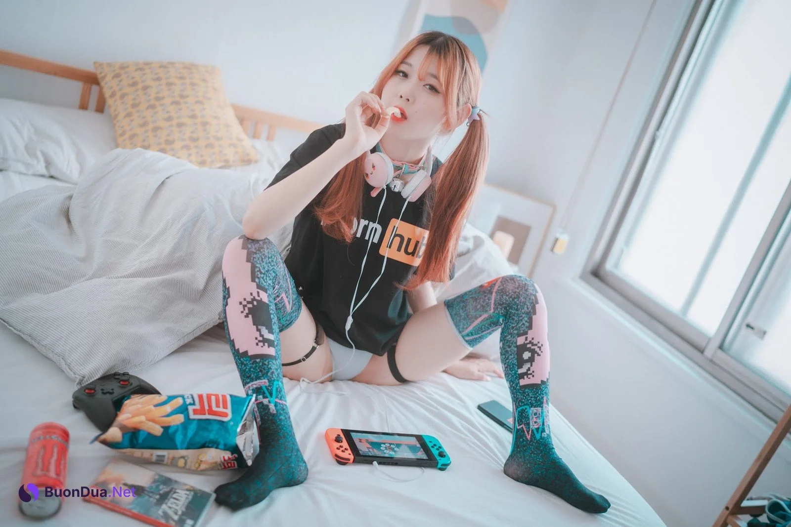 DJAWA Photo – Zia (지아) – Porn Hub Girl (Black ver) - Photo 14