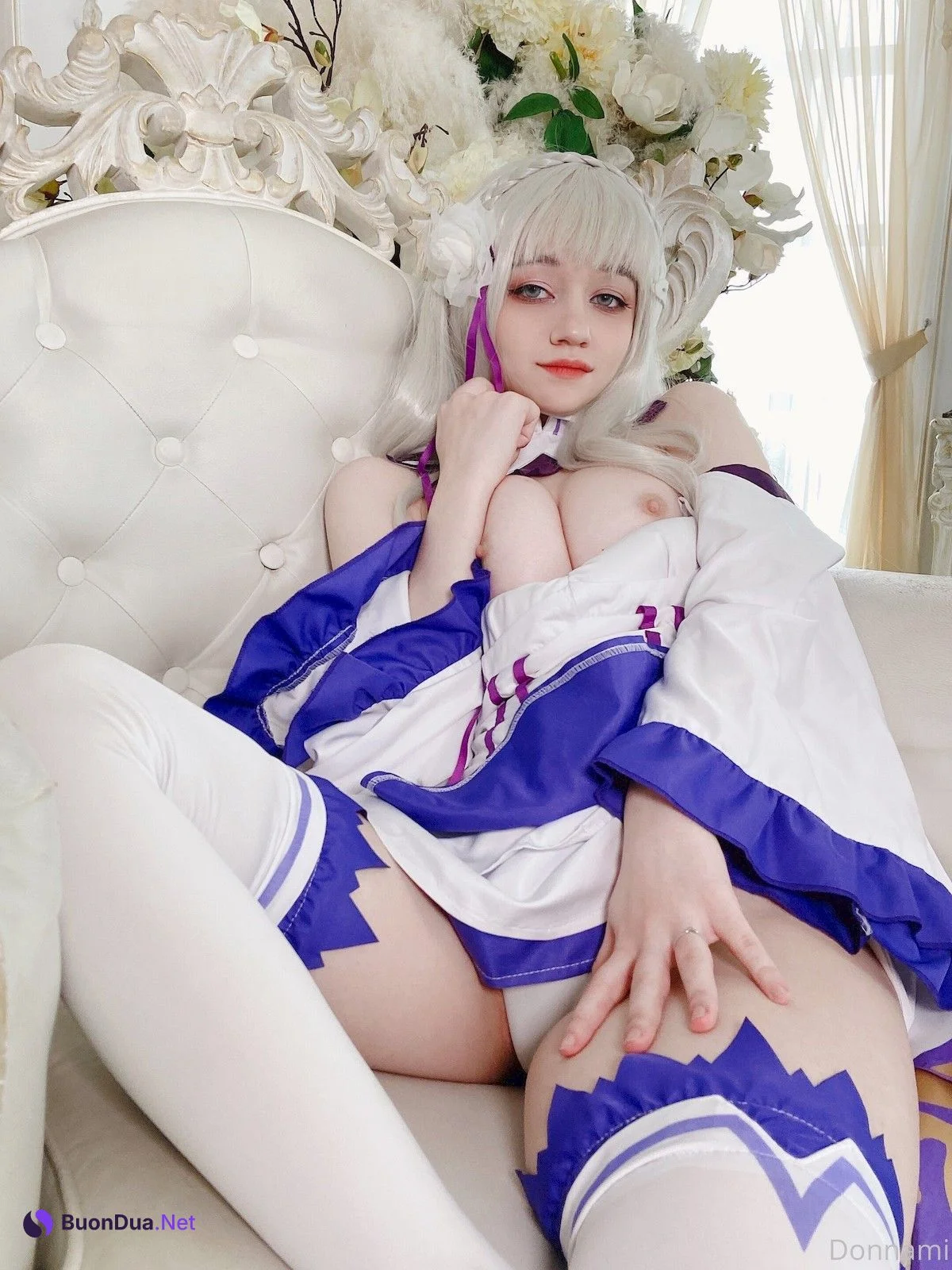 DonnaLoli Cosplay エミリア Emilia - Photo 2