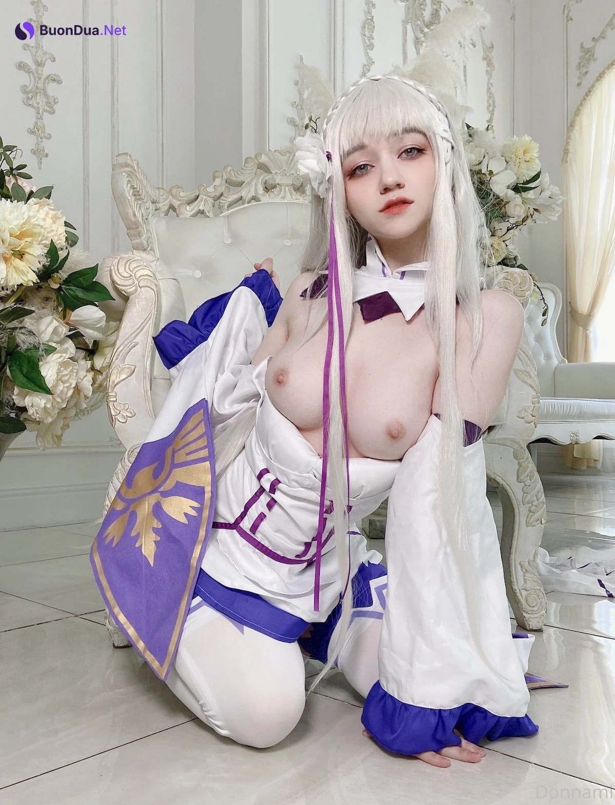DonnaLoli Cosplay エミリア Emilia - Photo 9