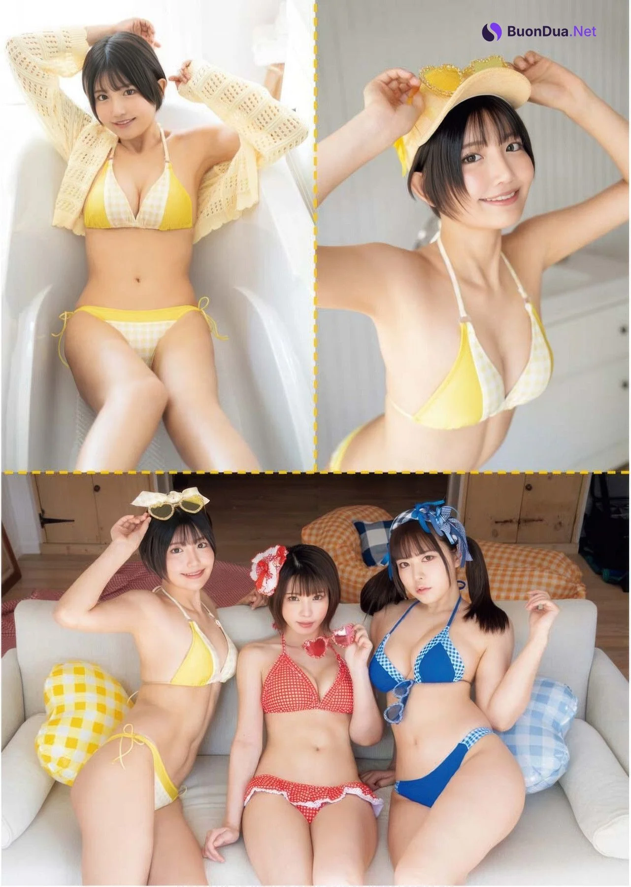 Enako えなこ, Umi Shinonome 東雲うみ, Ami Minami 南あみ, Young King 2025 No.17 (ヤングキング 2025年17号) - 照片 8