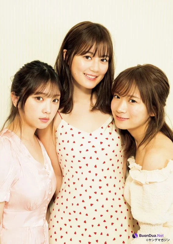 Erika Ikuta 生田絵梨花, Manatsu Akimoto 秋元真夏, Yuki Yoda 与田祐希, Young Magazine 2020 No.04-05 (ヤングマガジン 2020年4-5号) - Photo 9