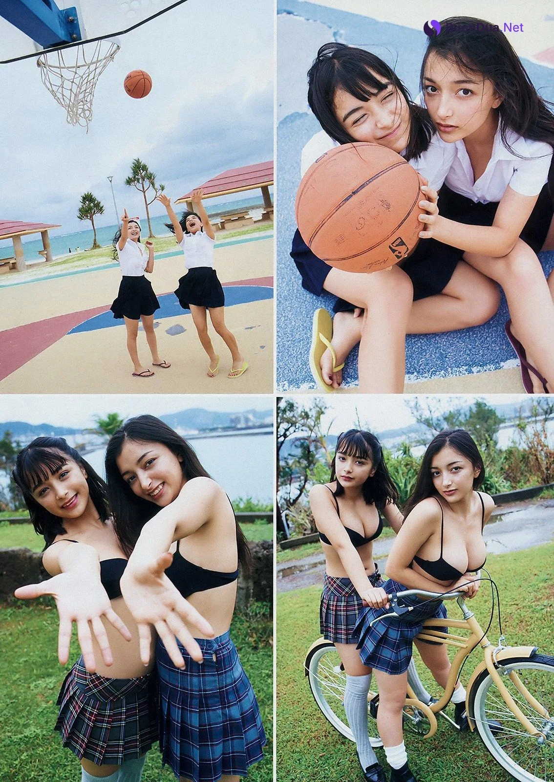 Erika えりか & Marina まりな, Young Magazine 2019 No.01 (ヤングマガジン 2019年1号) - รูปภาพ 7