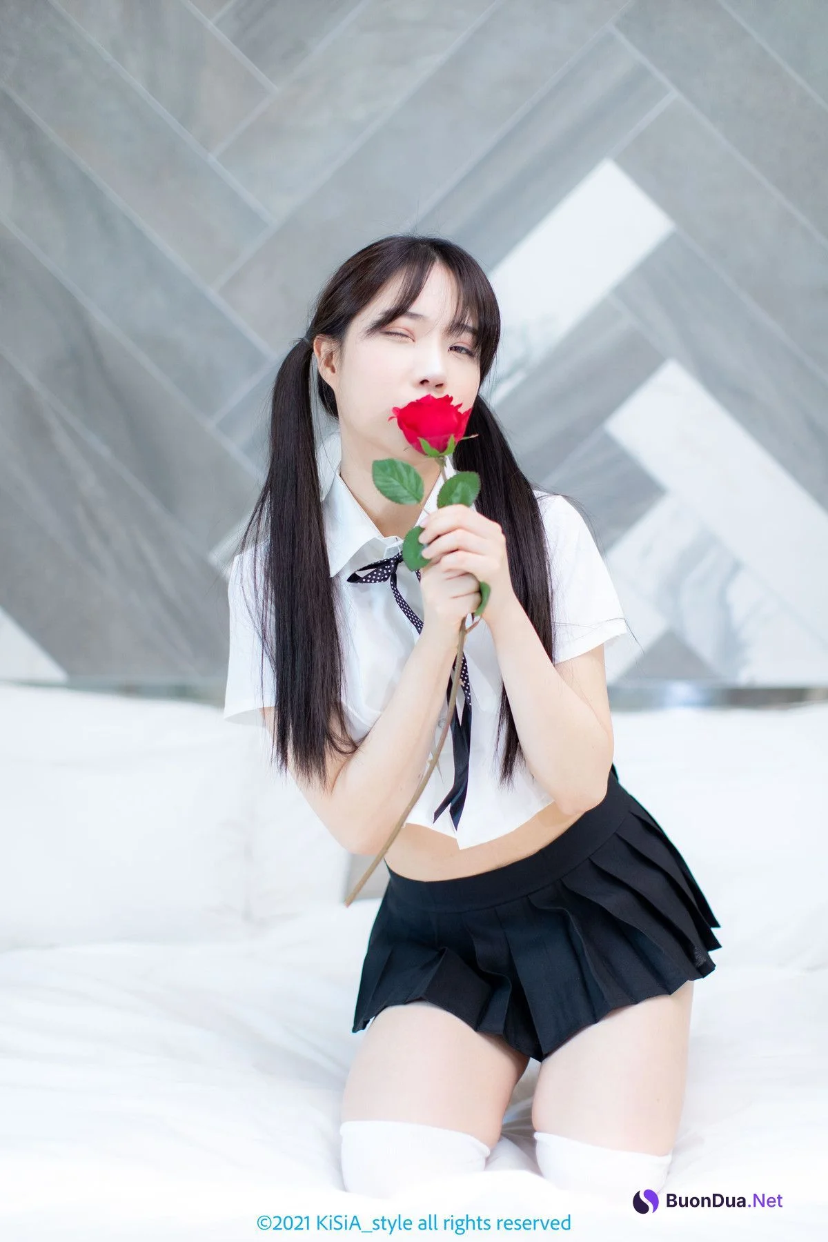 Eunha 은하, [KiSiA] ft. Schoolgirl Set.02 - Photo 2