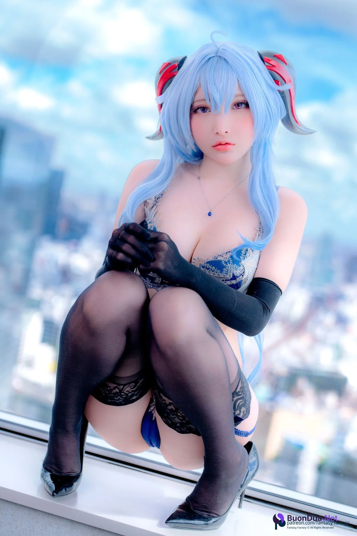 Fantasy Factory 小丁 甘雨内衣 Ganyu Lingerie - Photo 12