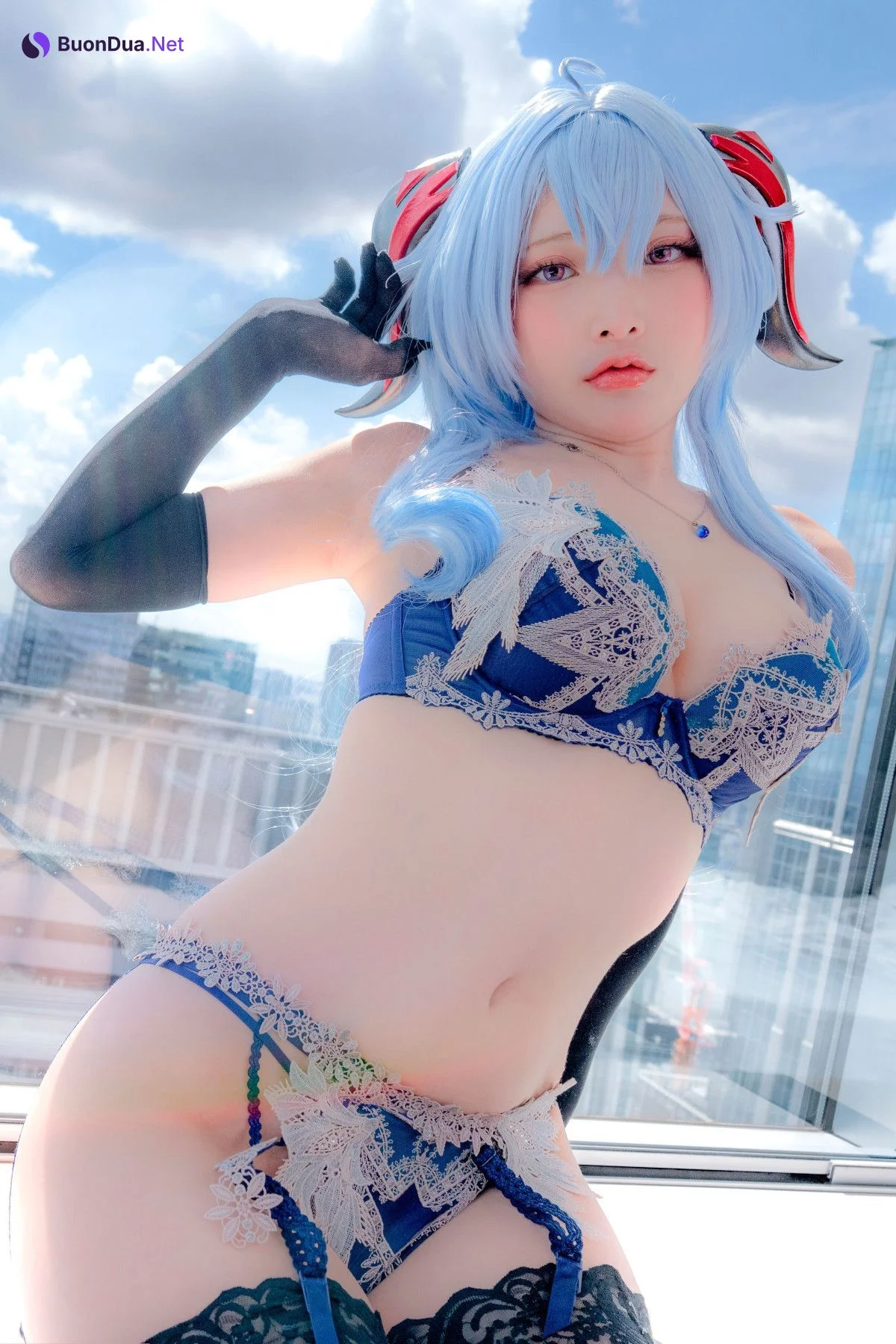 Fantasy Factory 小丁 甘雨内衣 Ganyu Lingerie - Photo 15