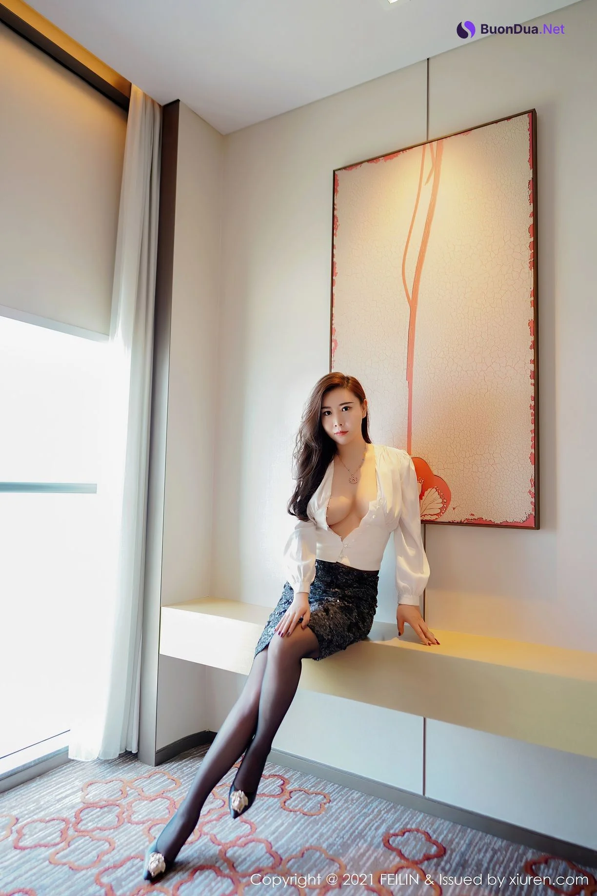 [FEILIN嗲囡囡] 2021.07.05 VOL.400 王婉悠Queen - Photo 16