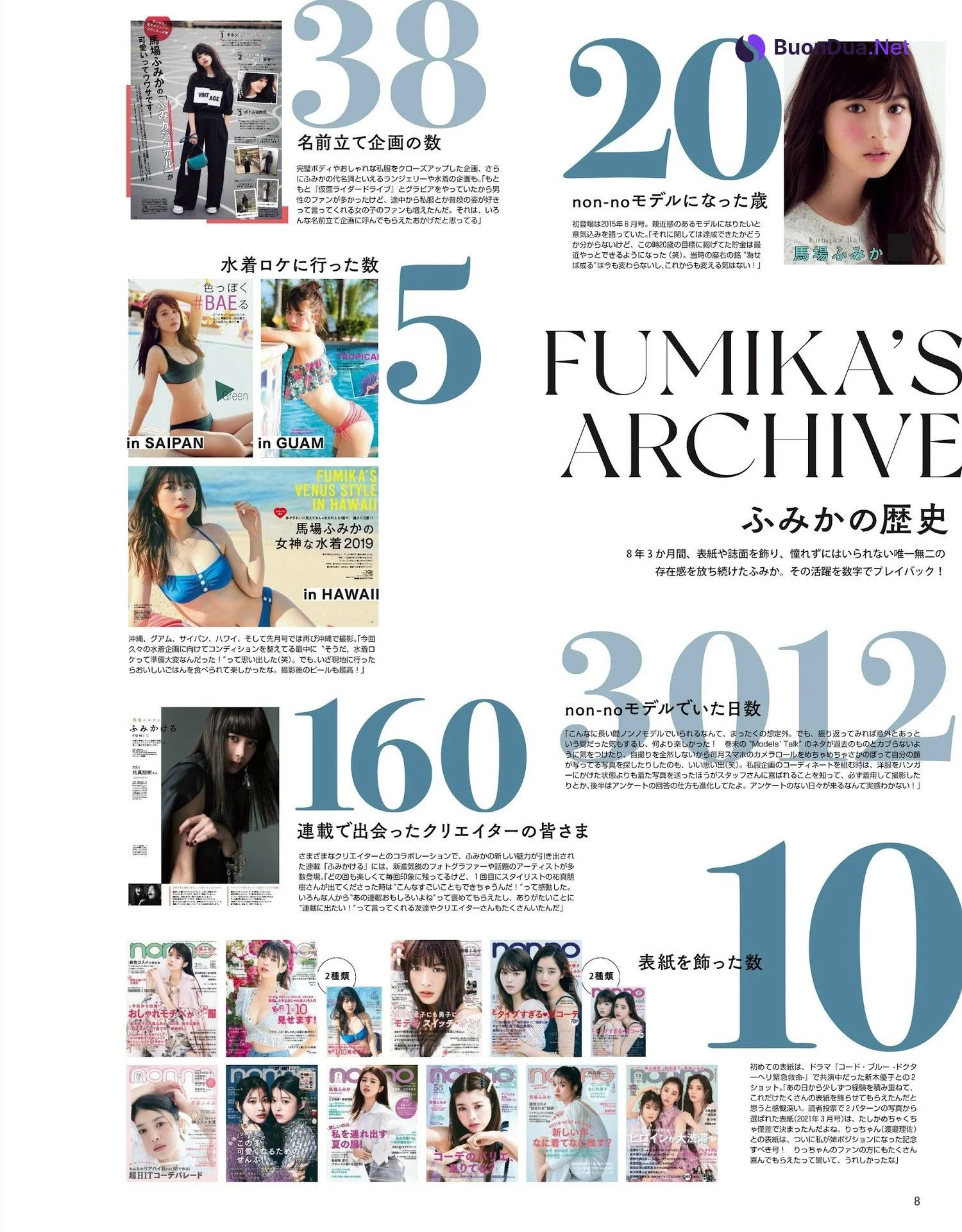 Fumika Baba 馬場ふみか, Non-No ノンノ Magazine 2023.08 - 사진 4