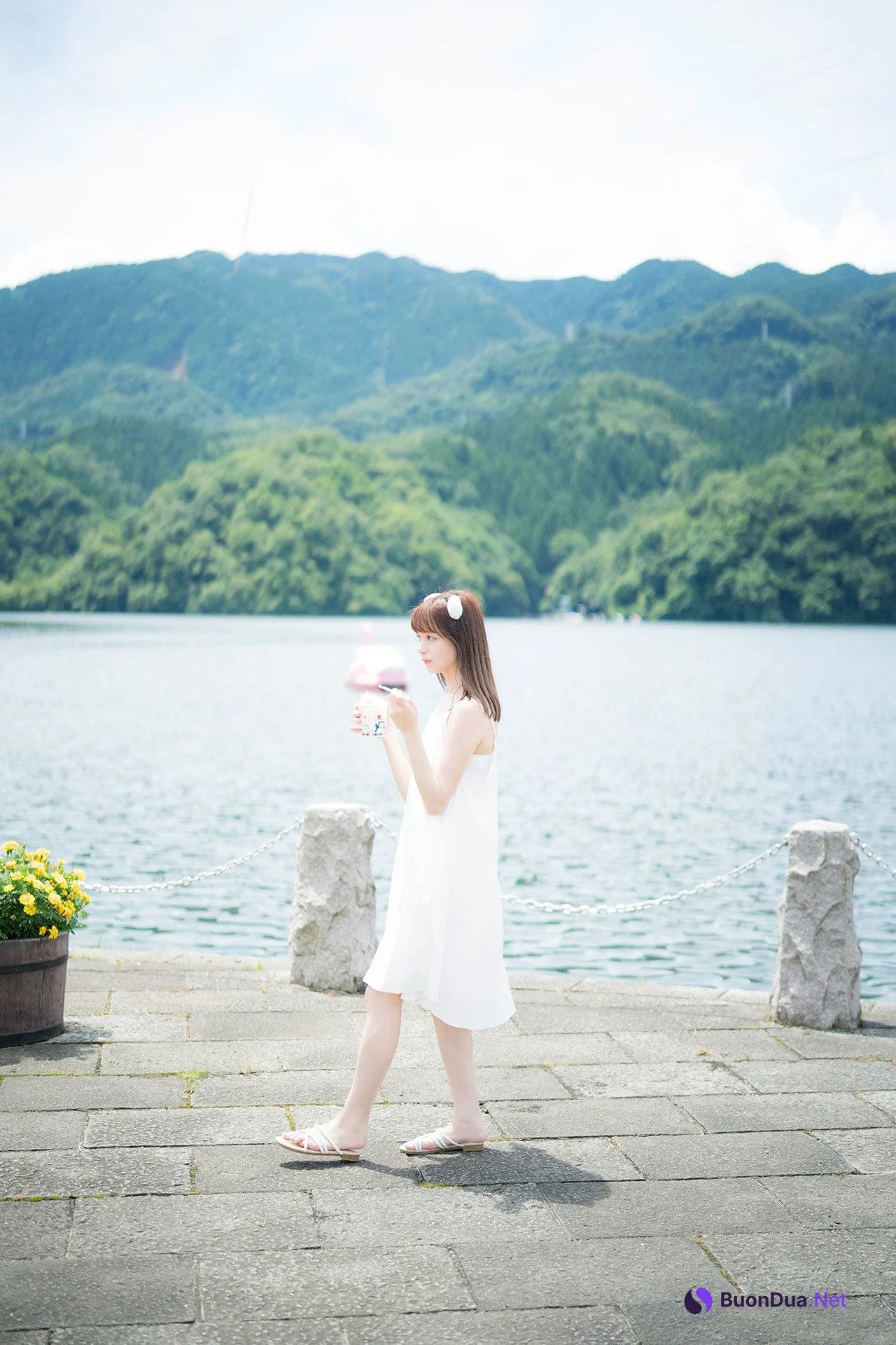 Fuuka Mori 森ふう花, FLASHデジタル写真集 「潮風に誘われて」 Set.02 - รูปภาพ 2