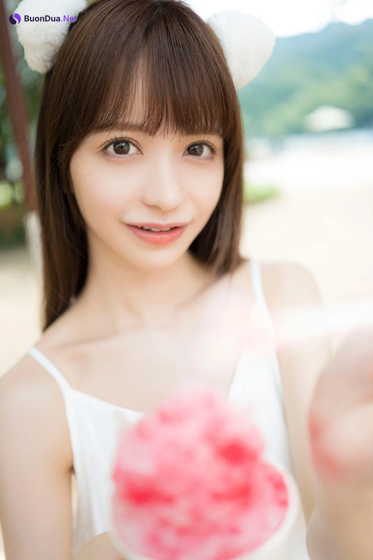 Fuuka Mori 森ふう花, FLASHデジタル写真集 「潮風に誘われて」 Set.02 - รูปภาพ 3