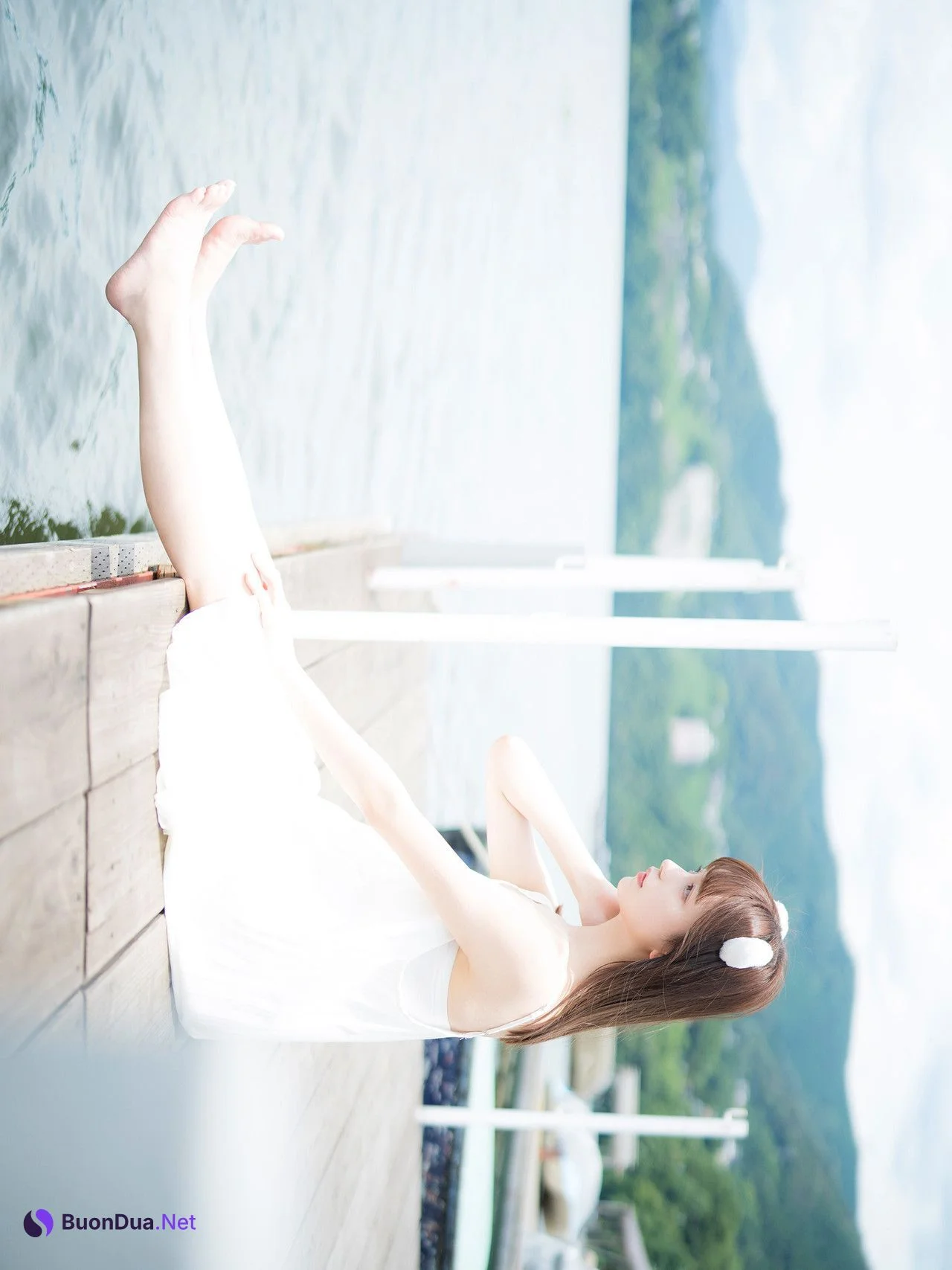 Fuuka Mori 森ふう花, FLASHデジタル写真集 「潮風に誘われて」 Set.02 - รูปภาพ 6