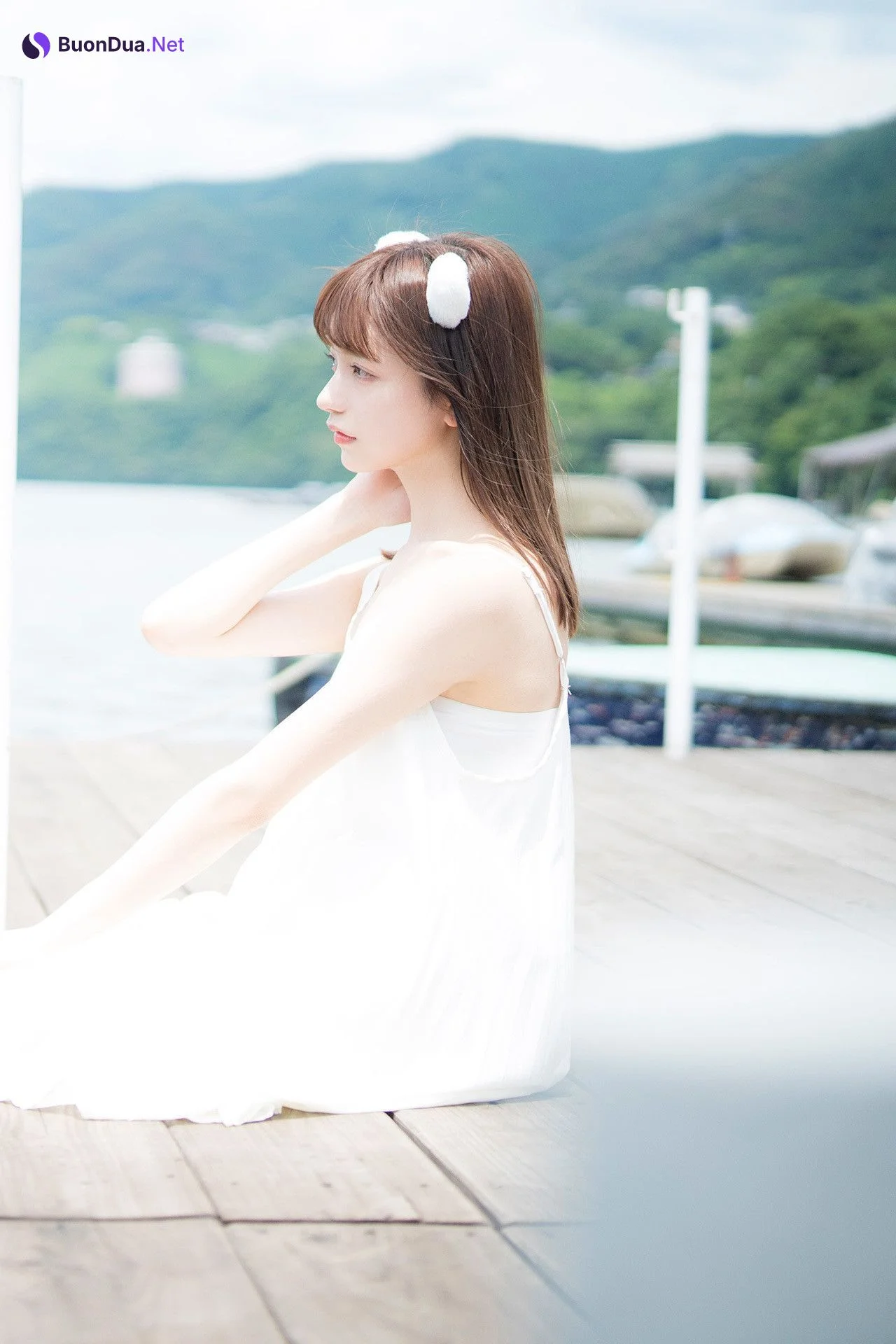 Fuuka Mori 森ふう花, FLASHデジタル写真集 「潮風に誘われて」 Set.02 - รูปภาพ 8