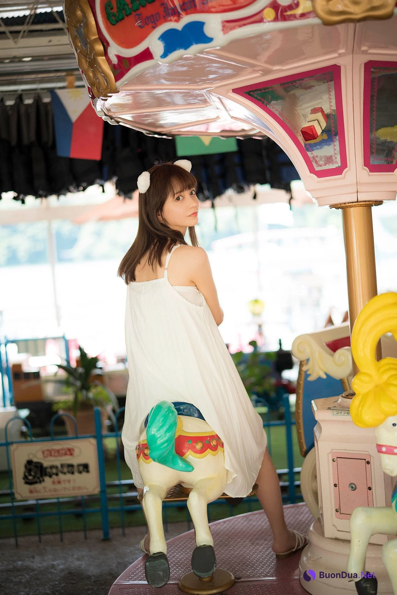 Fuuka Mori 森ふう花, FLASHデジタル写真集 「潮風に誘われて」 Set.03 - รูปภาพ 4