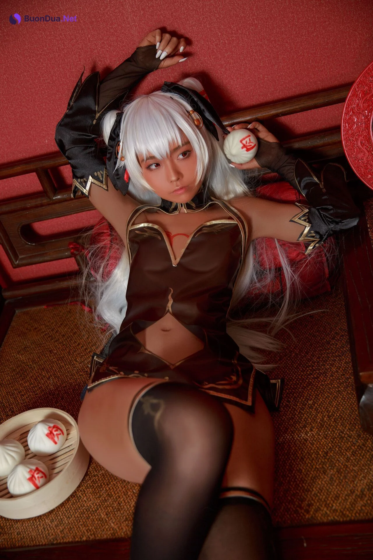[G44不會受傷] 褐色旗袍娘 Brown Cheongsam Girl - Photo 12