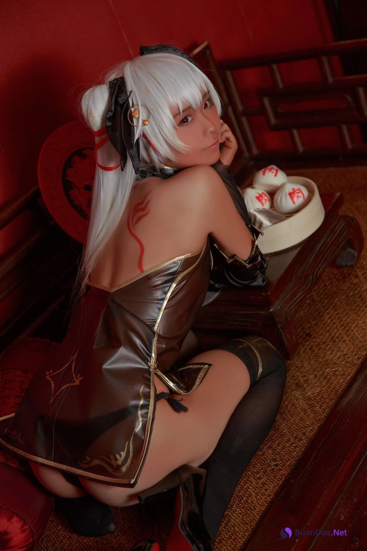 [G44不會受傷] 褐色旗袍娘 Brown Cheongsam Girl - Photo 4