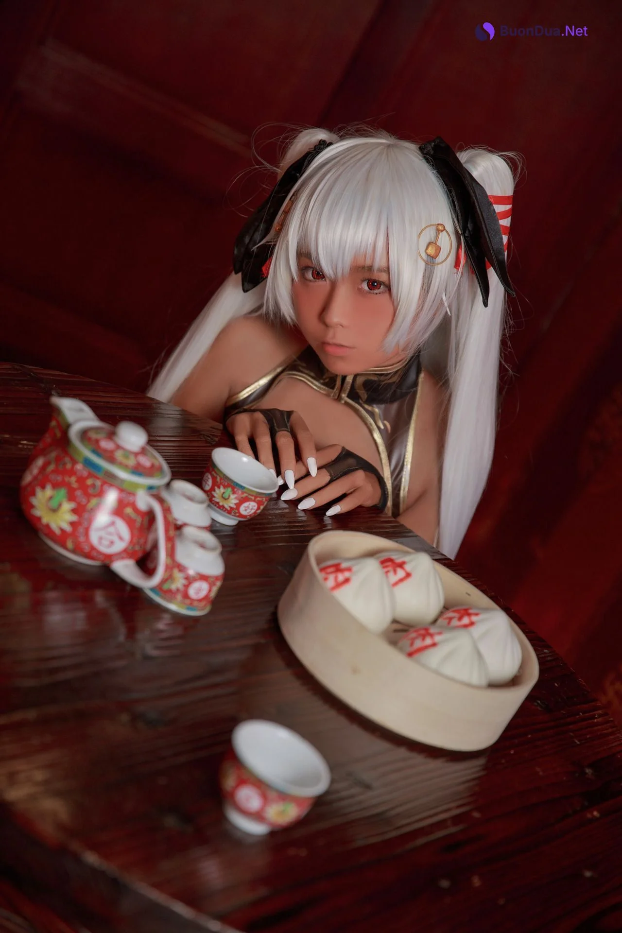[G44不會受傷] 褐色旗袍娘 Brown Cheongsam Girl - Photo 8