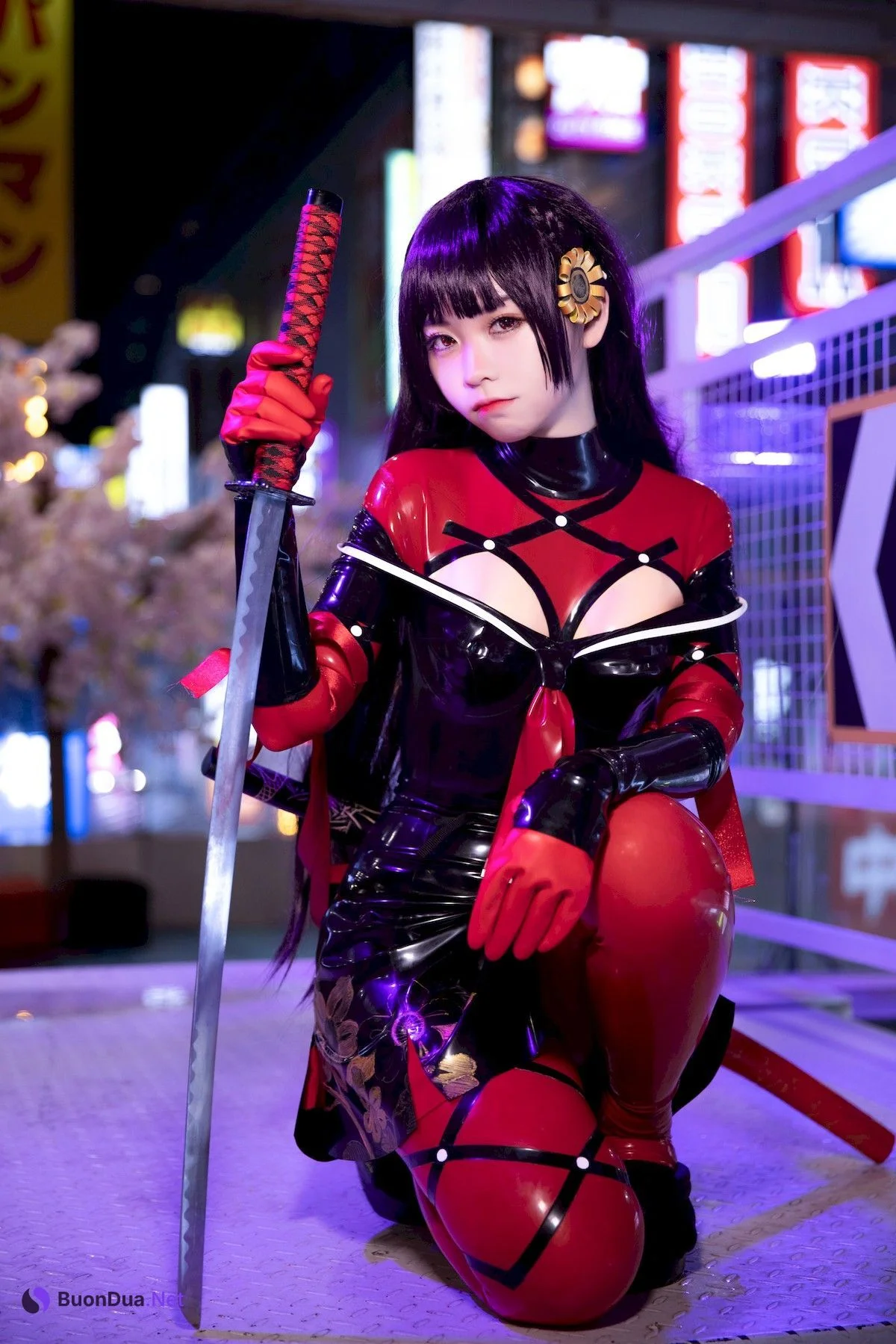 G44不会受伤 Cosplay 多娜多娜 菊千代 - Photo 12