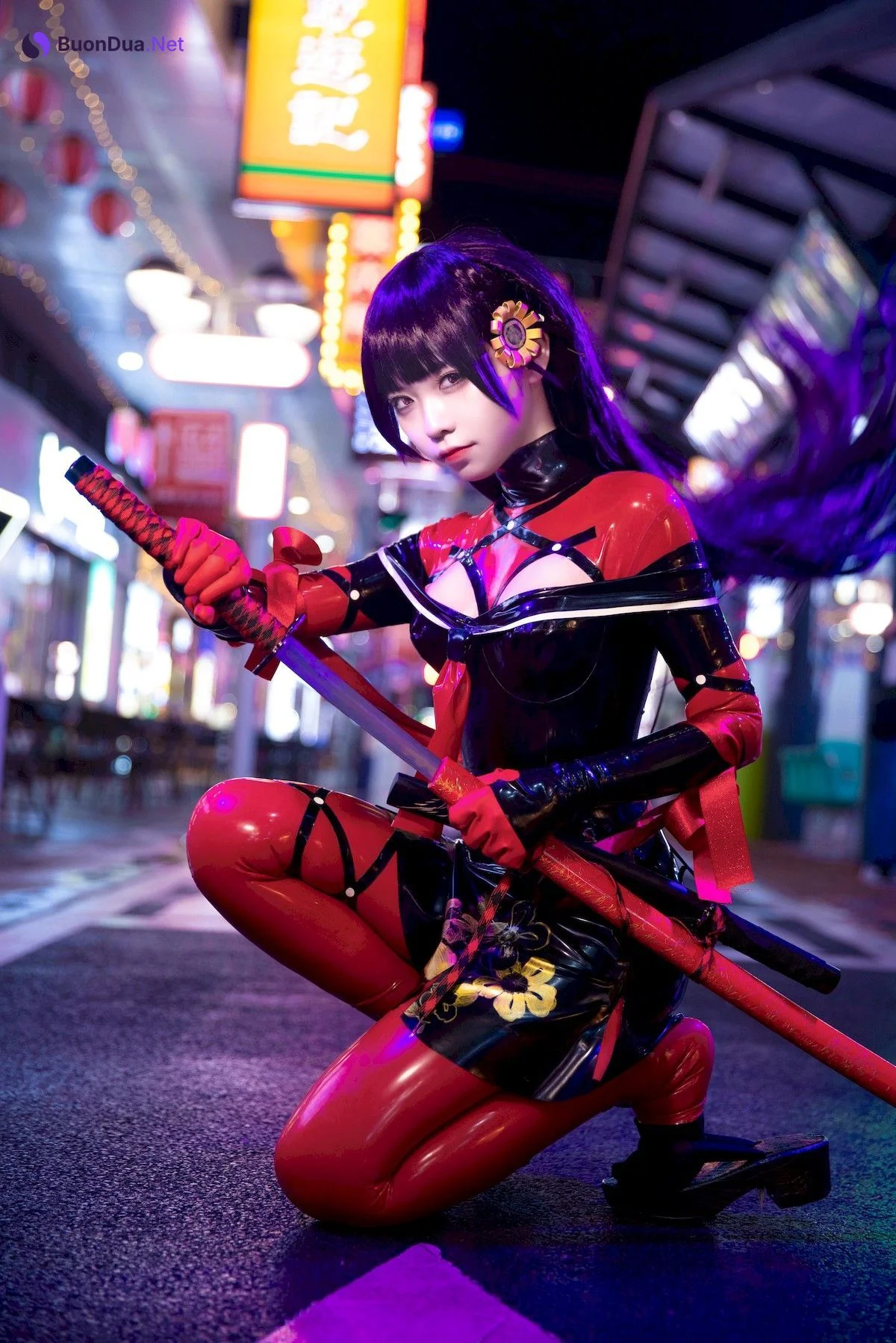 G44不会受伤 Cosplay 多娜多娜 菊千代 - Photo 3