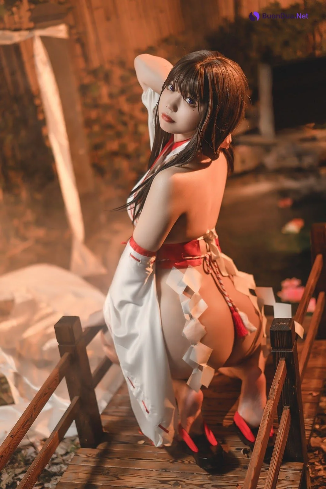 [啊日日_Ganlory] 绳与巫女 - 照片 12