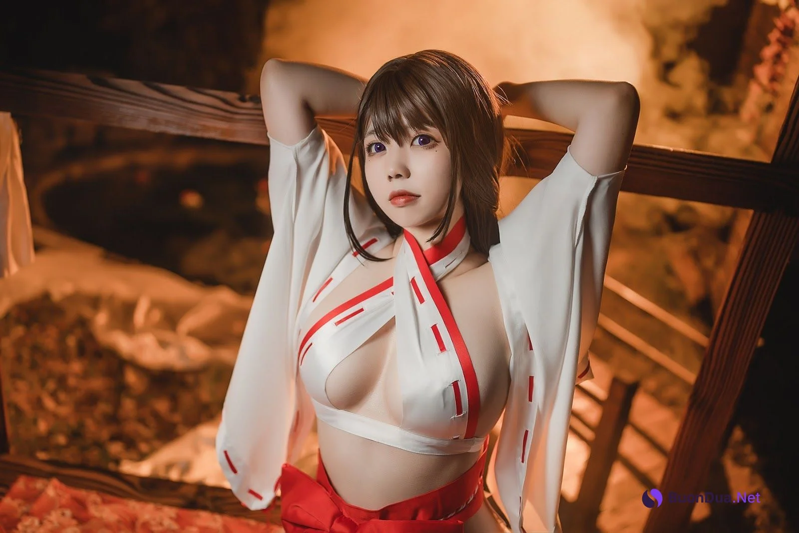 [啊日日_Ganlory] 绳与巫女 - 照片 16