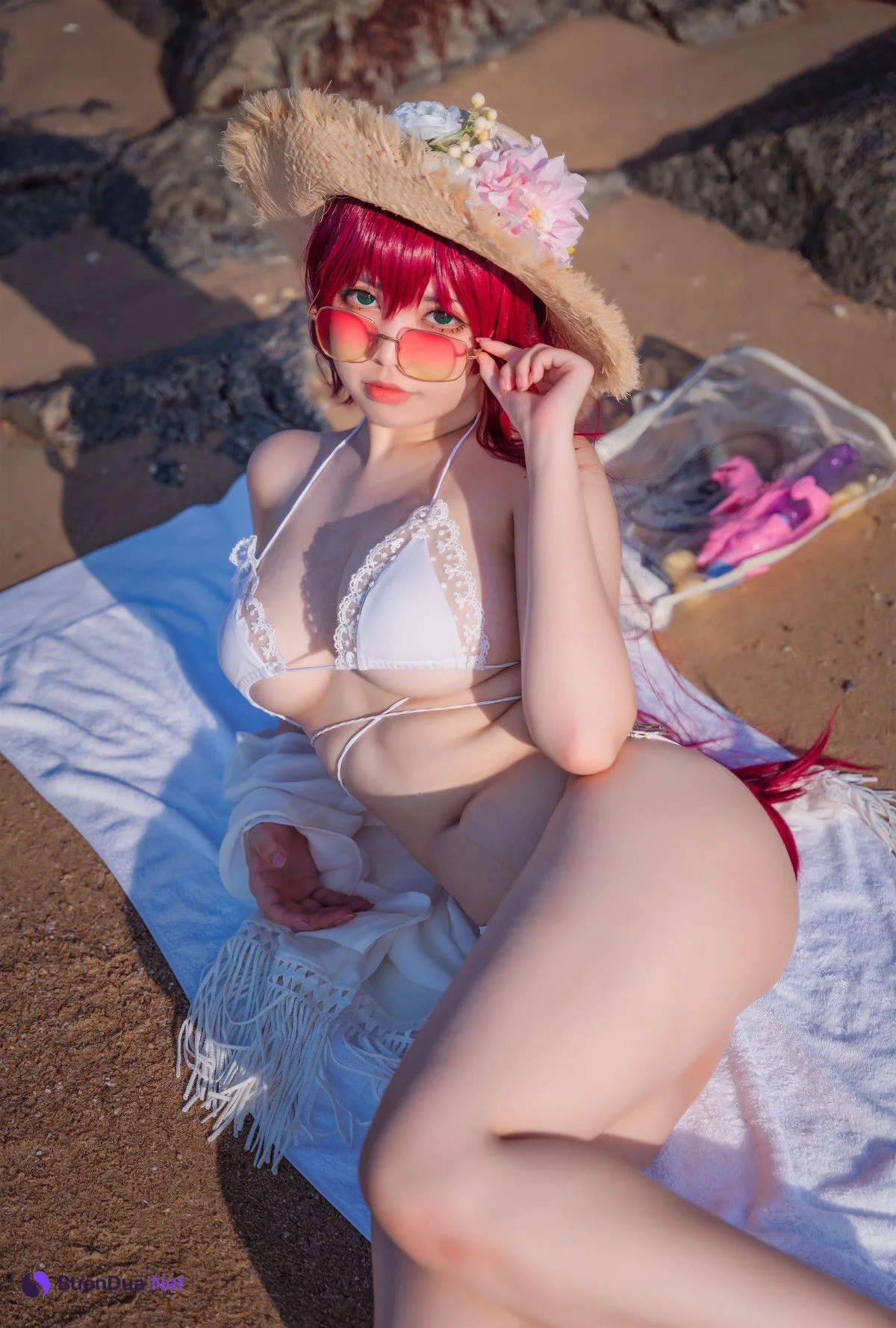 Ganlory 啊日日 Cosplay 絮库夫泳装 - Photo 12