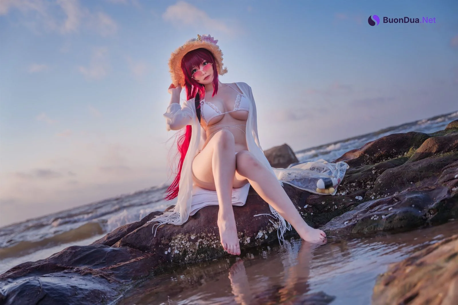 Ganlory 啊日日 Cosplay 絮库夫泳装 - Photo 14