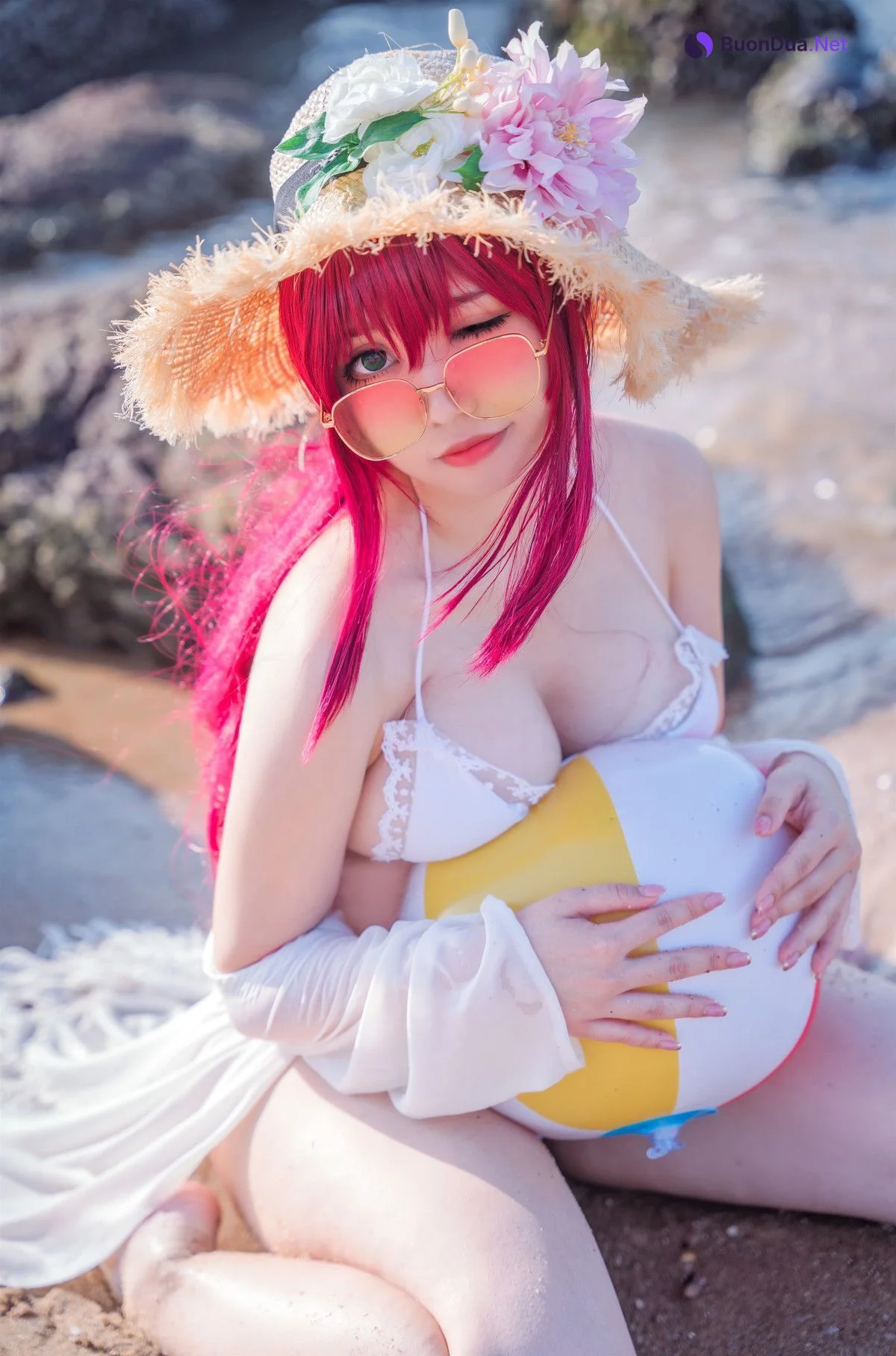 Ganlory 啊日日 Cosplay 絮库夫泳装 - Photo 2