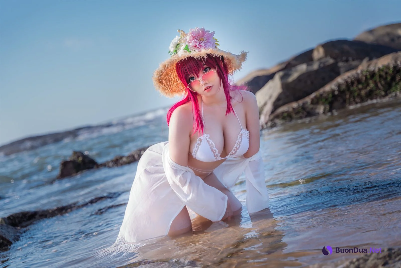 Ganlory 啊日日 Cosplay 絮库夫泳装 - Photo 8