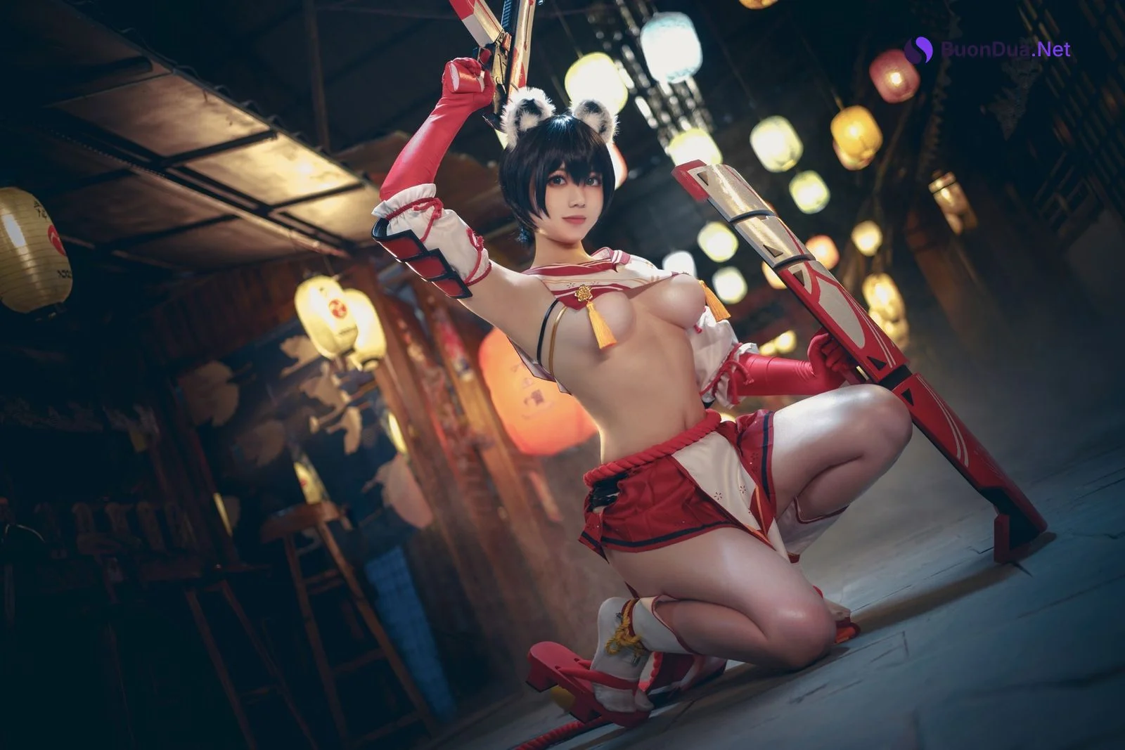 Ganlory 啊日日 Cosplay 春日ツバキ Kasuga Tsubaki - Photo 10
