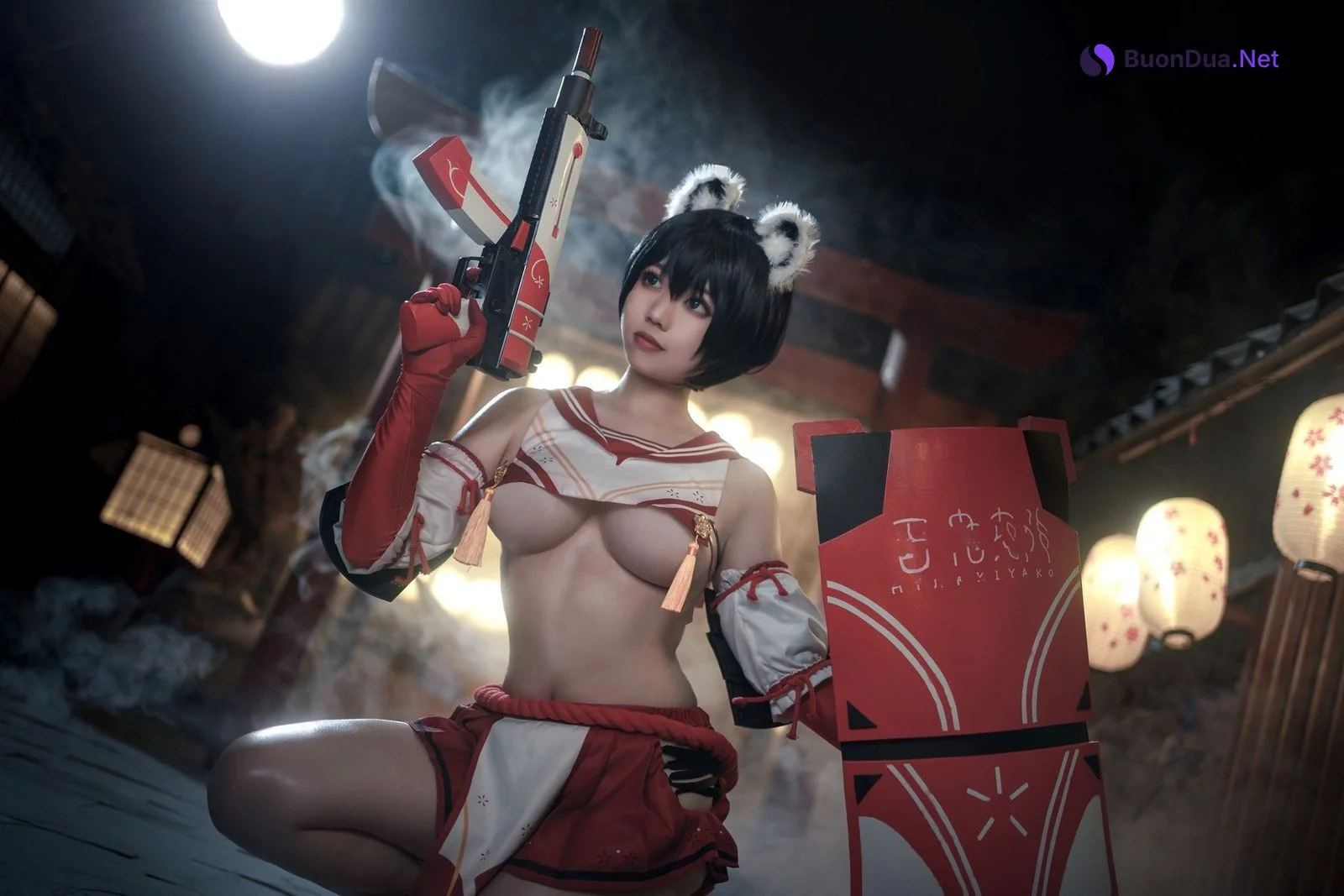 Ganlory 啊日日 Cosplay 春日ツバキ Kasuga Tsubaki - Photo 12