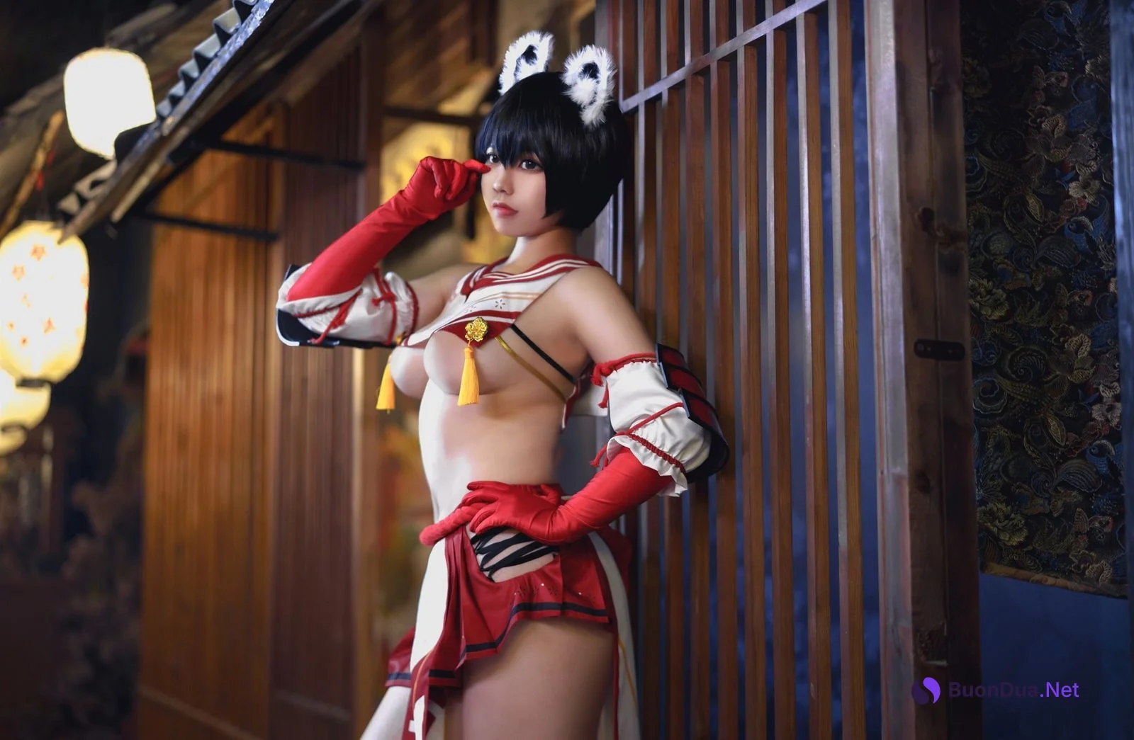 Ganlory 啊日日 Cosplay 春日ツバキ Kasuga Tsubaki - Photo 17