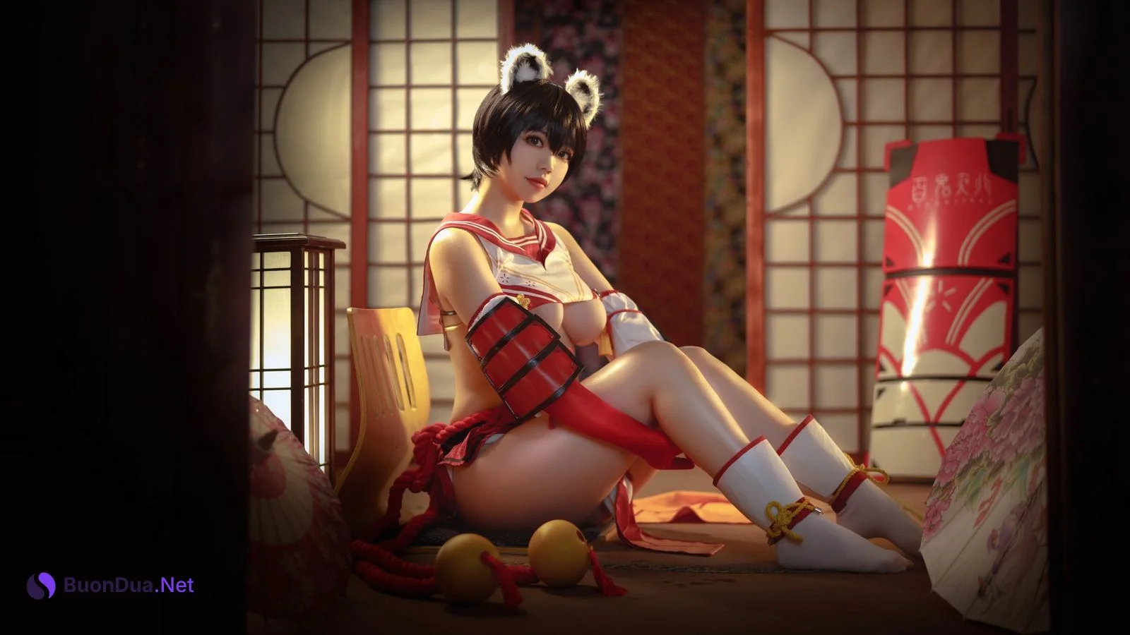 Ganlory 啊日日 Cosplay 春日ツバキ Kasuga Tsubaki - Photo 20