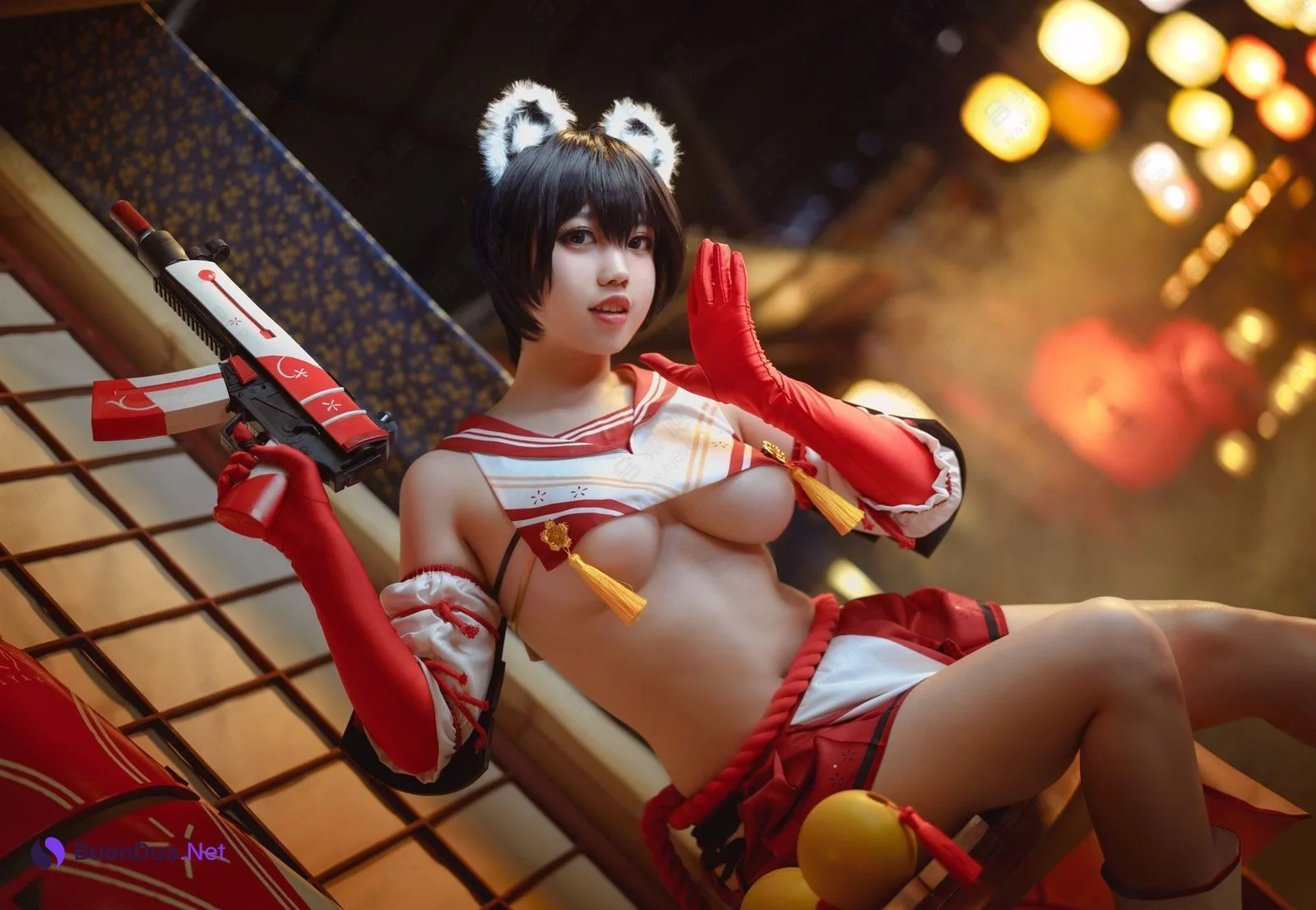 Ganlory 啊日日 Cosplay 春日ツバキ Kasuga Tsubaki - Photo 4