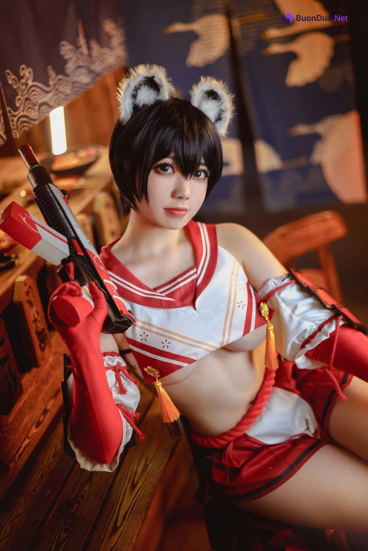Ganlory 啊日日 Cosplay 春日ツバキ Kasuga Tsubaki - Photo 5