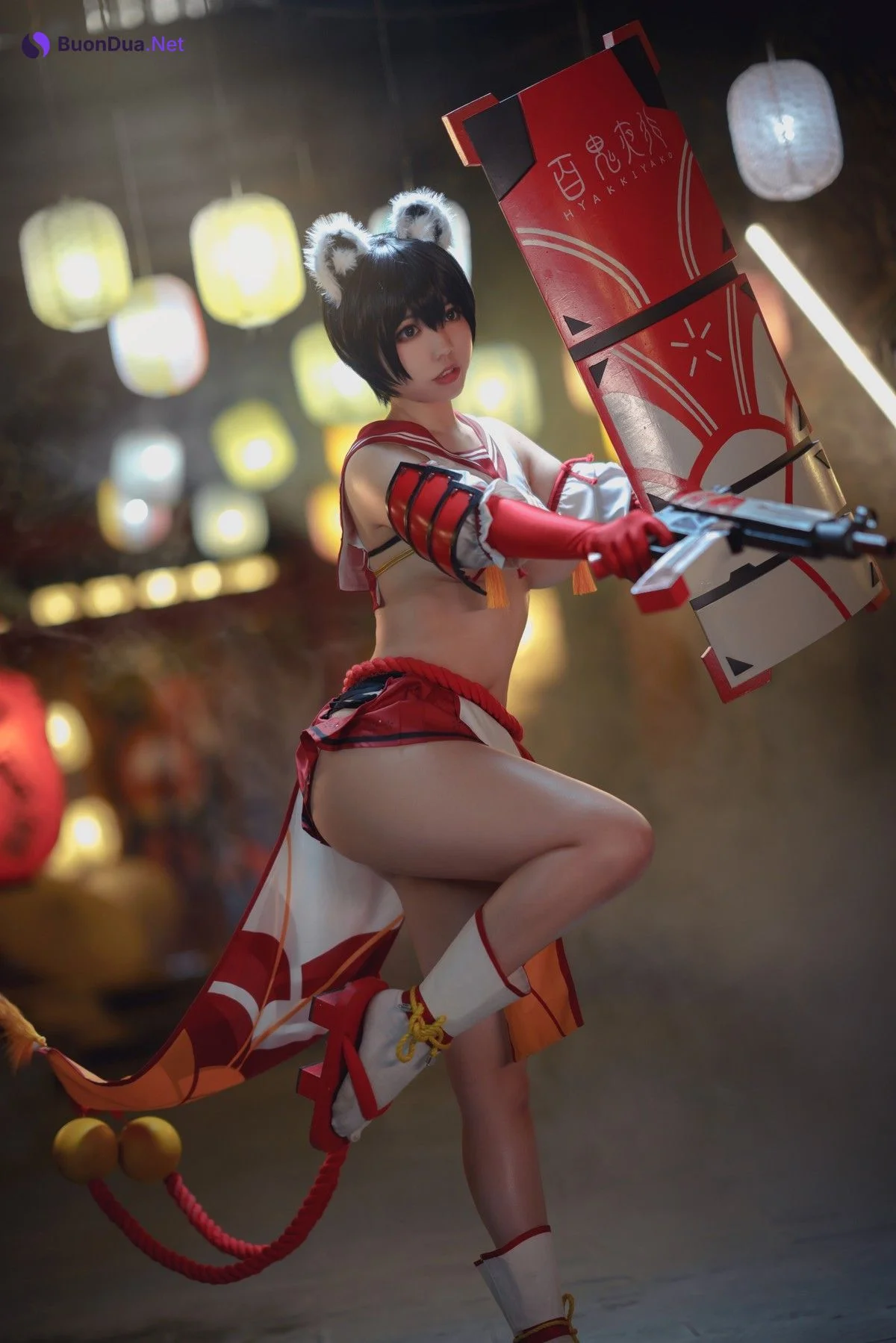 Ganlory 啊日日 Cosplay 春日ツバキ Kasuga Tsubaki - Photo 8