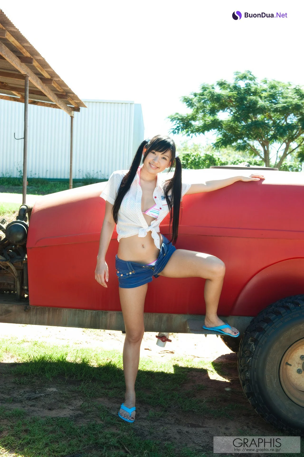Graphis Girls Special Location in Australia 2nd Day ‘Mango Farm’ Set.02 - Photo 20