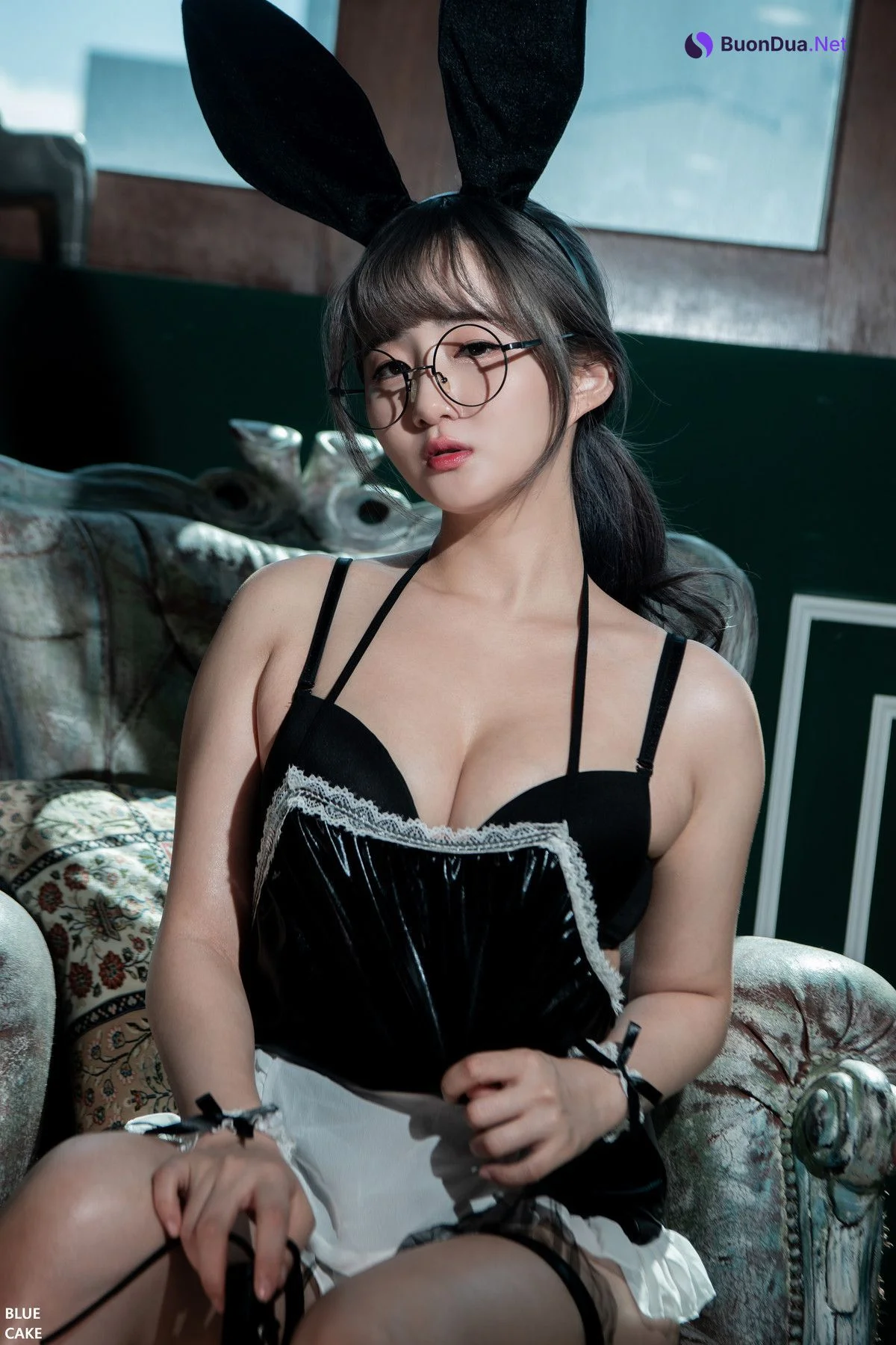 Han Jina 한지나, [BLUECAKE] Maid Bunny - Photo 13