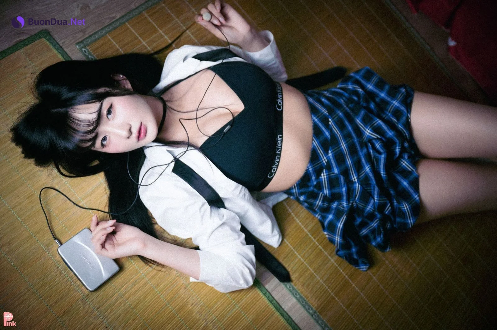 Han Jina 한지나, [PINK] 지나의 교복 생활 (Dark Ver) - Photo 20