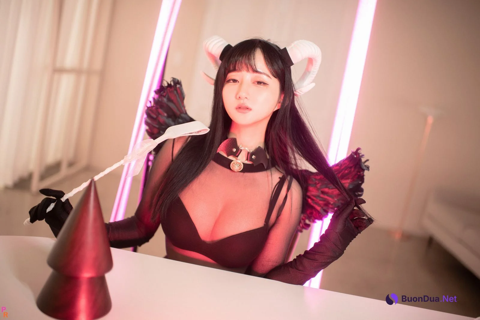 Han Jina 한지나, [PINK] Succubus Set.01 - Photo 6