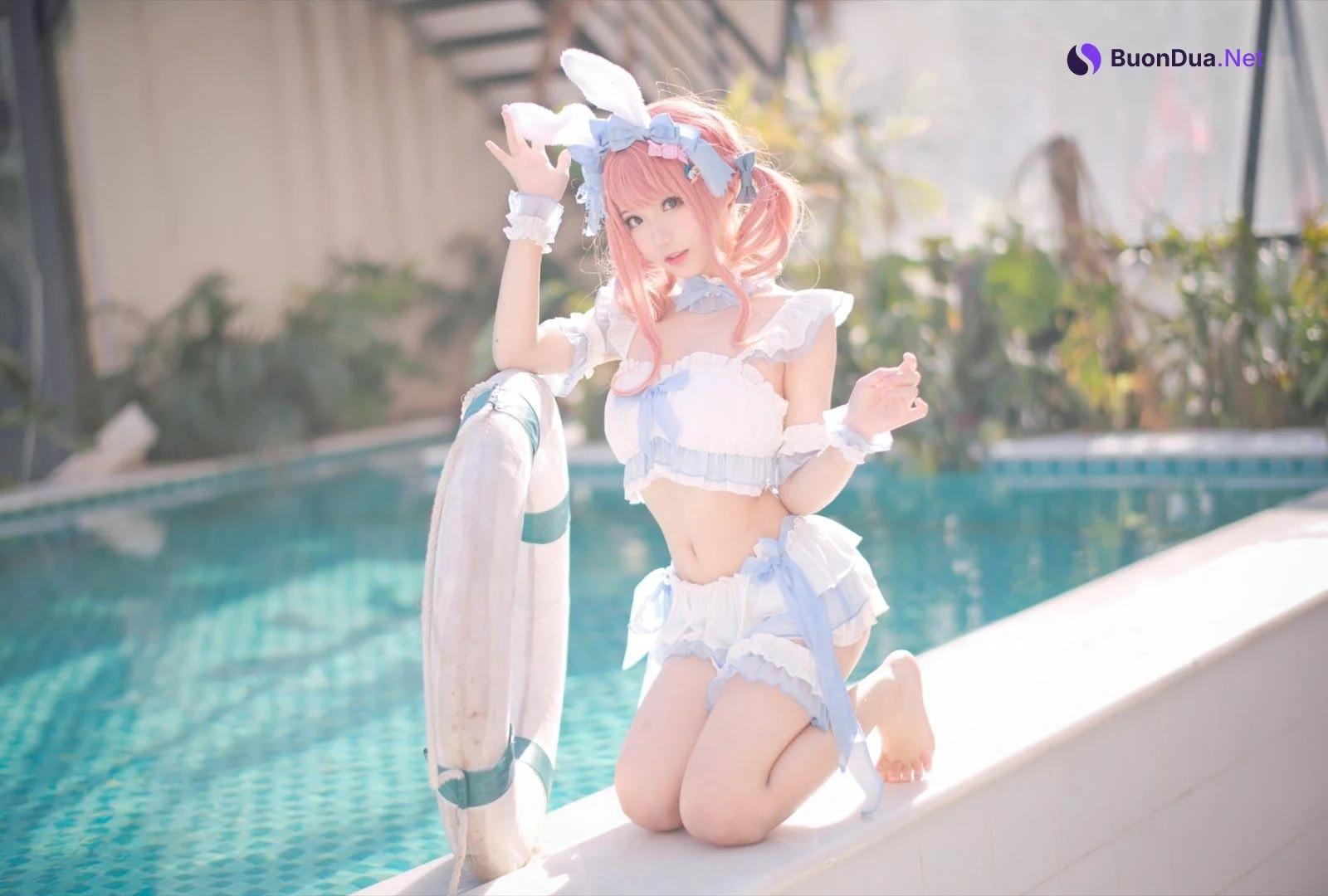 [花柒Hana] 夏日甜芯 泳装 - 写真 12