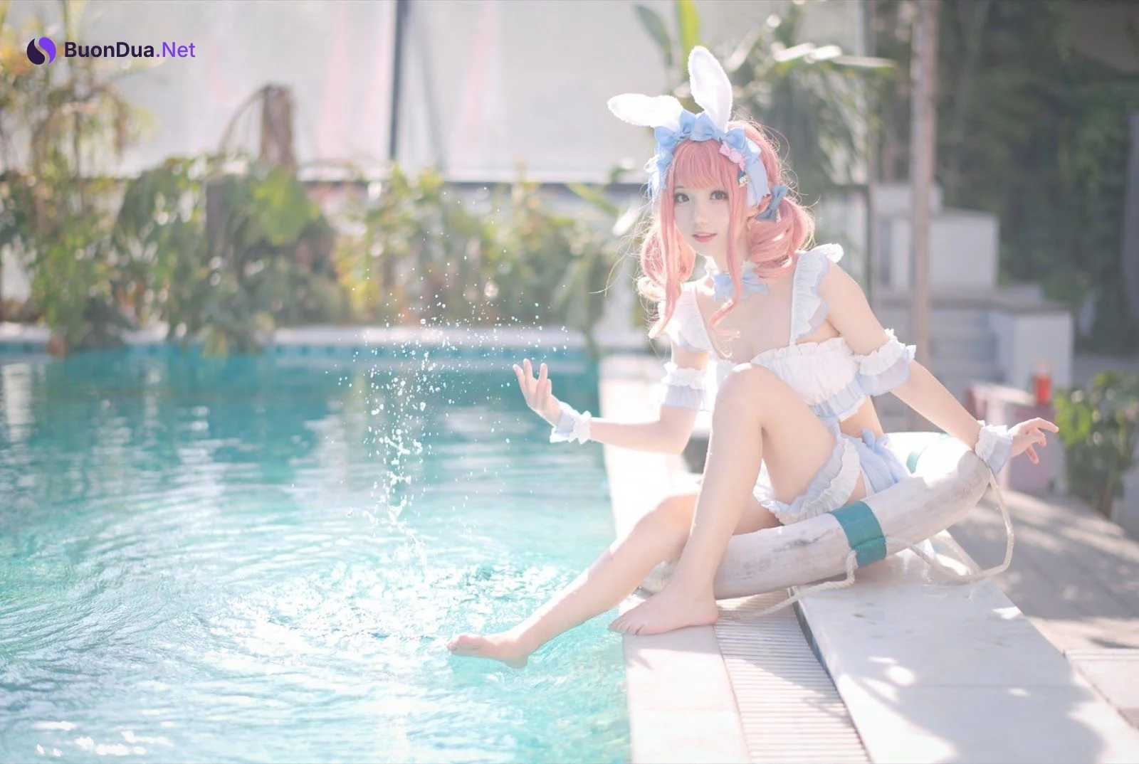 [花柒Hana] 夏日甜芯 泳装 - 写真 15