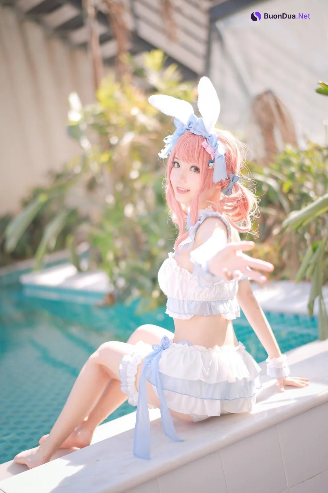 [花柒Hana] 夏日甜芯 泳装 - 写真 4