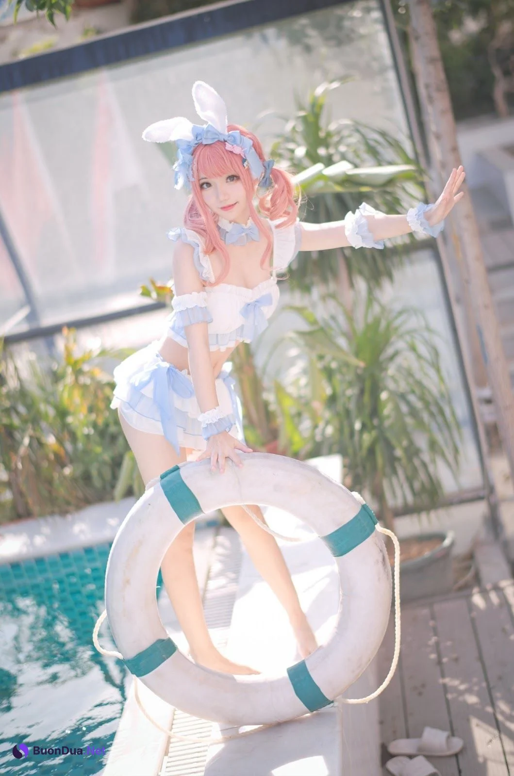 [花柒Hana] 夏日甜芯 泳装 - 写真 7