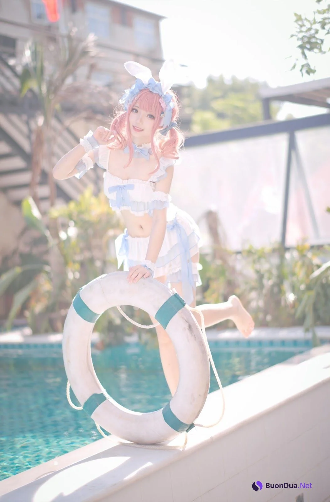 [花柒Hana] 夏日甜芯 泳装 - 写真 8
