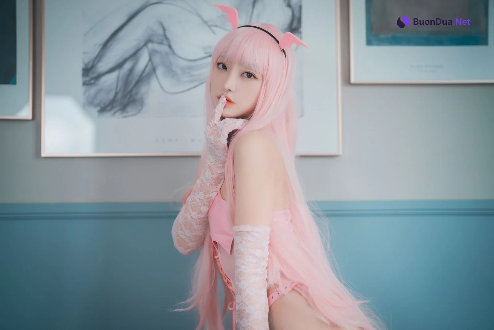 HaNari 하나리, [DJAWA] Pink Succubus Set.01 - Photo 13
