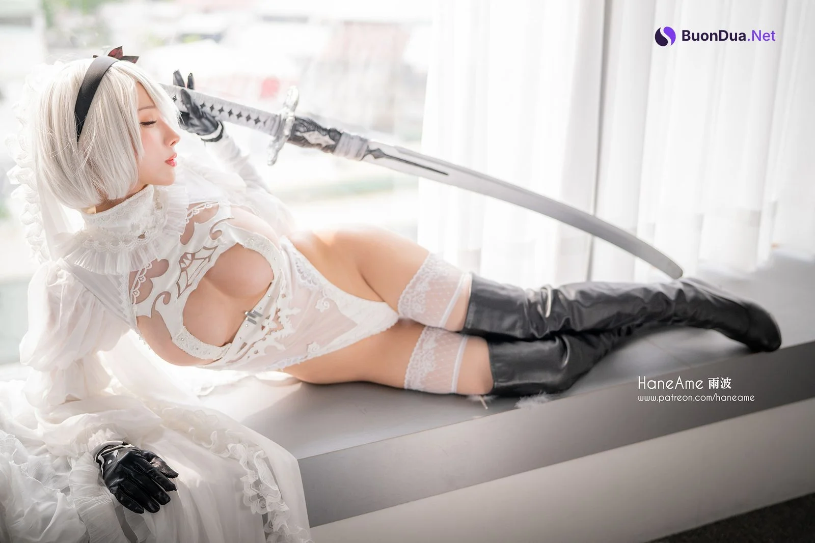 [HaneAme 雨波] 2B Wedding Dress Version - Photo 10